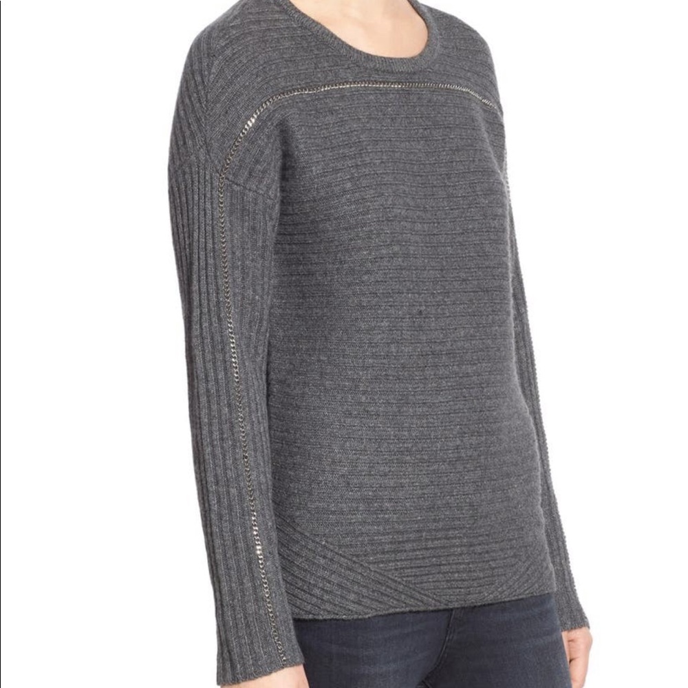 Paige Lambswool & Angora Rabbit Hair Sweater 🖤